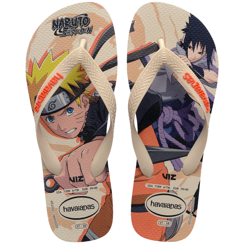 Chinelo Havaianas Top Naruto Areia / 37/38