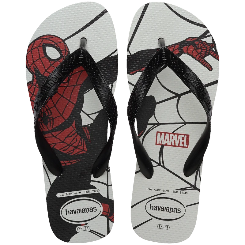Chinelo Havaianas Top Marvel Logomania Branco / 45/46