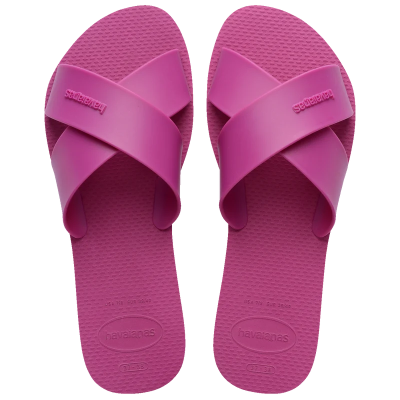 Rasteirinha Havaianas Aqua Rosa Gum / 39/40