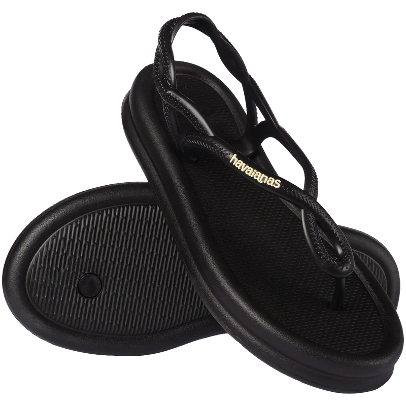 Rasteirinha Havaianas Luna Puffed Preto / 33/34 - Havaianas