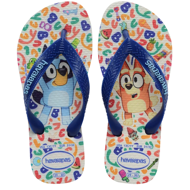 Chinelo Havaianas Infantil Bluey Azul Naval / 23/24 - Havaianas