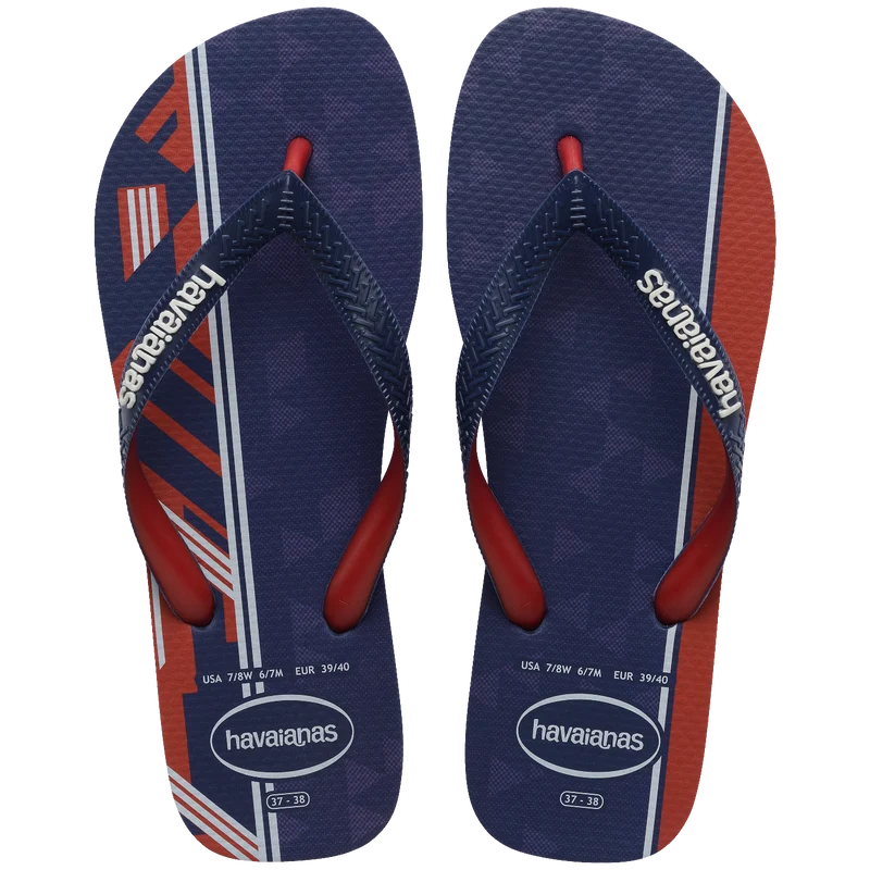 Chinelo Havaianas Top Nações Estados Unidos Marinho / 39/40 - Havaianas