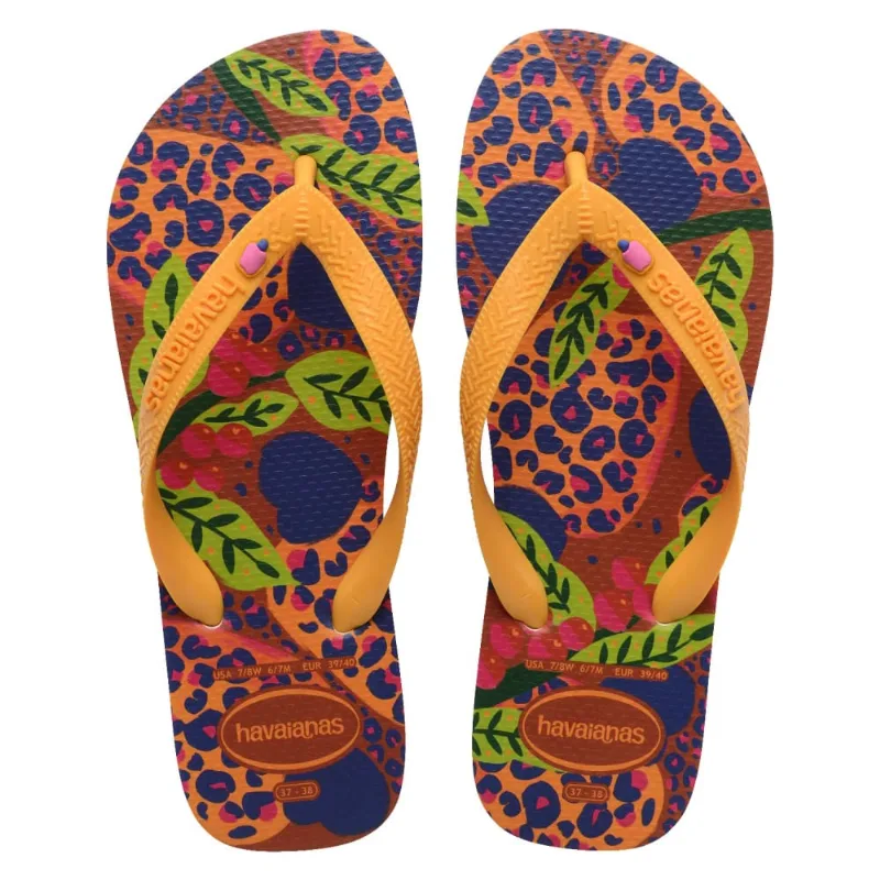 Chinelo Havaianas Top Caju Safari Feminino Ferrugem 37 - Havaianas