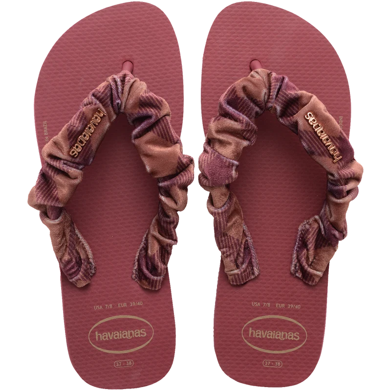 Chinelo Havaianas Top Scrunchie Amaranto / 41/42 - Havaianas