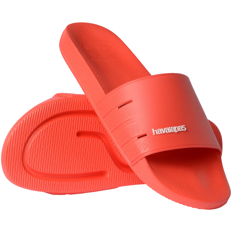 Chinelo Slide Havaianas Zero Vermelho Frevo / 45/46 - Havaianas
