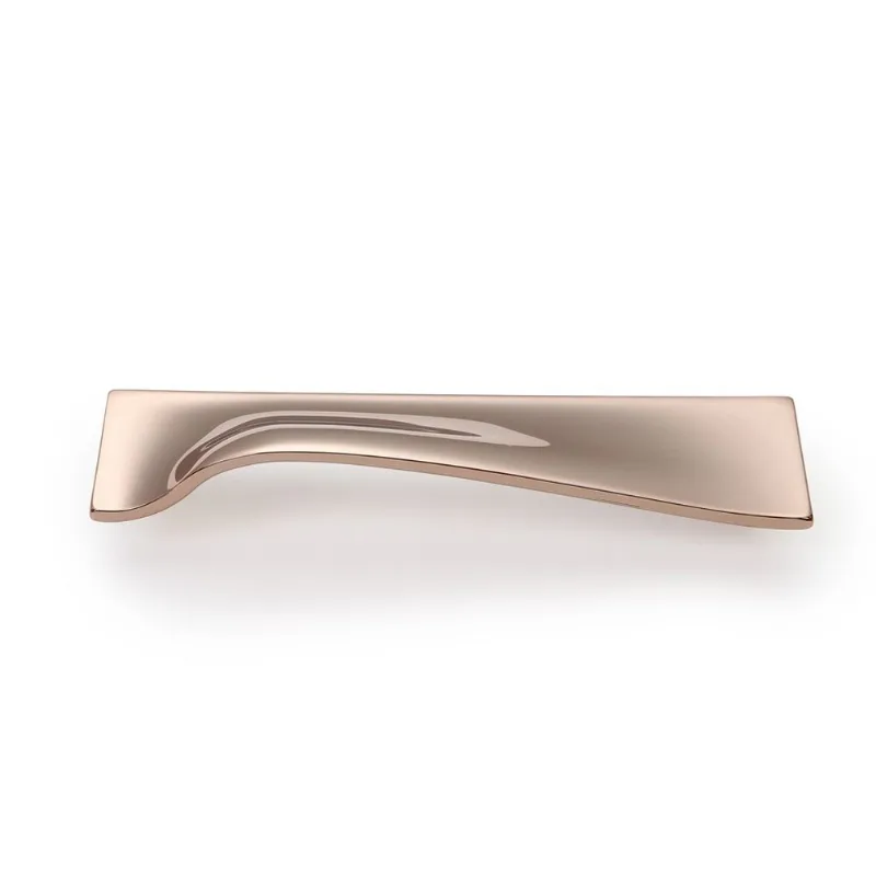 Puxador Concha Pipe Esquerdo 120mm Rosê Zen Design ZP5780E.L00