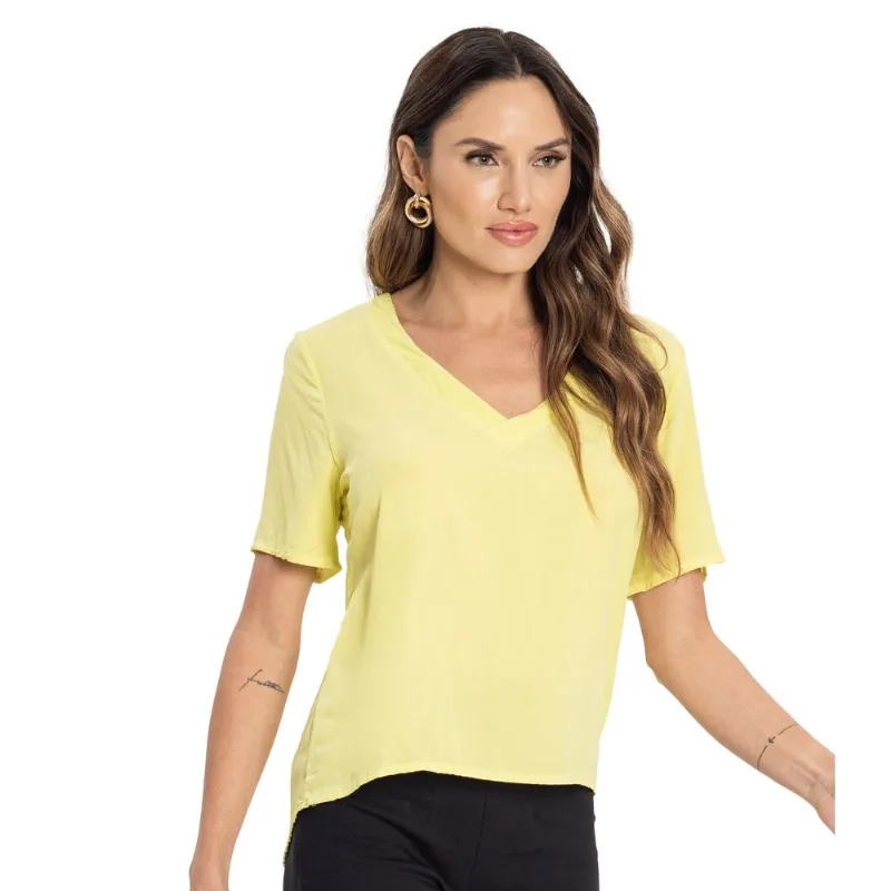 Blusa Feminina Viscose Endless Amarelo P - Endless