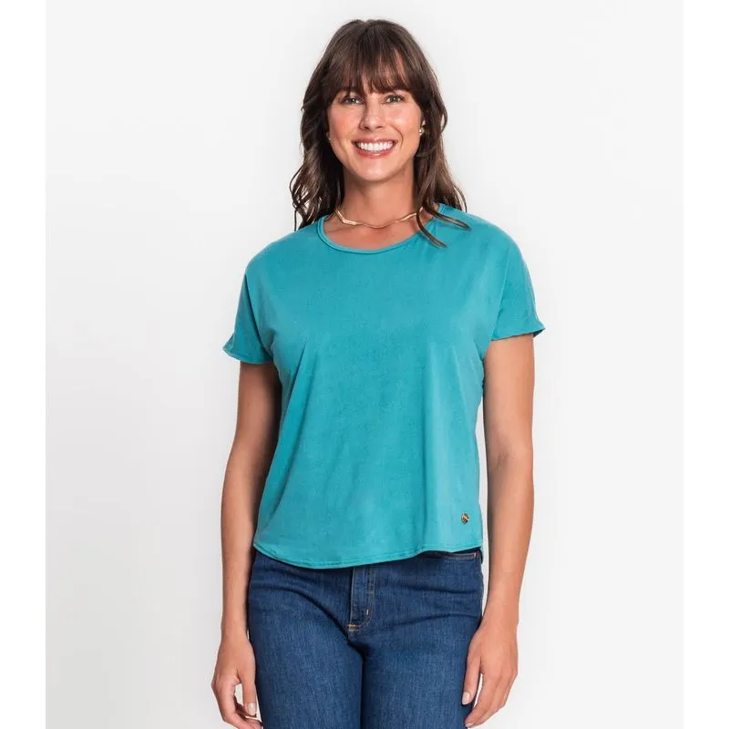 Blusa Feminina Malha Delicate Básica Rovitex Azul G