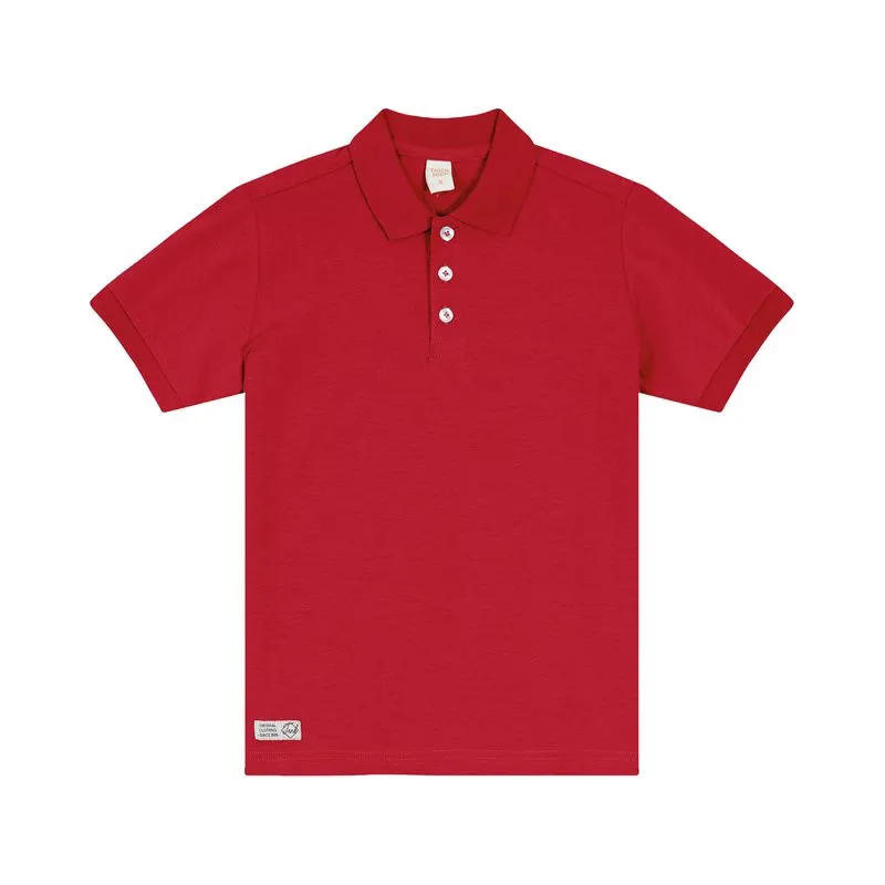 Polo Infantil Masculina Trick Nick Vermelho 2