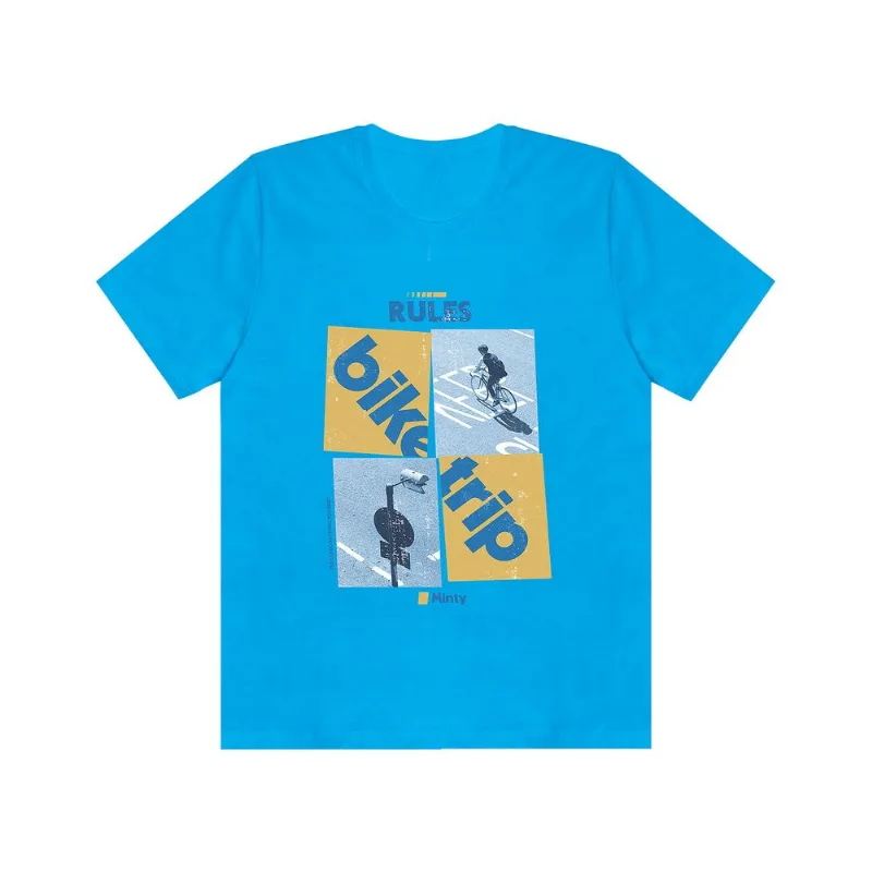Camiseta Juvenil Masculina Meia Malha Minty Azul 16