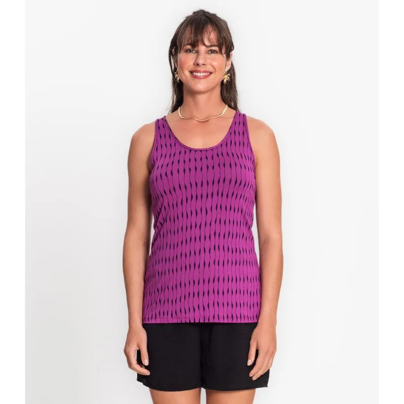 Regata Feminina Decote Redondo Rovitex Roxo M