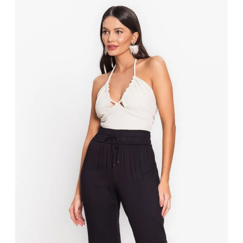 Top Feminino De Alça Endless Bege P