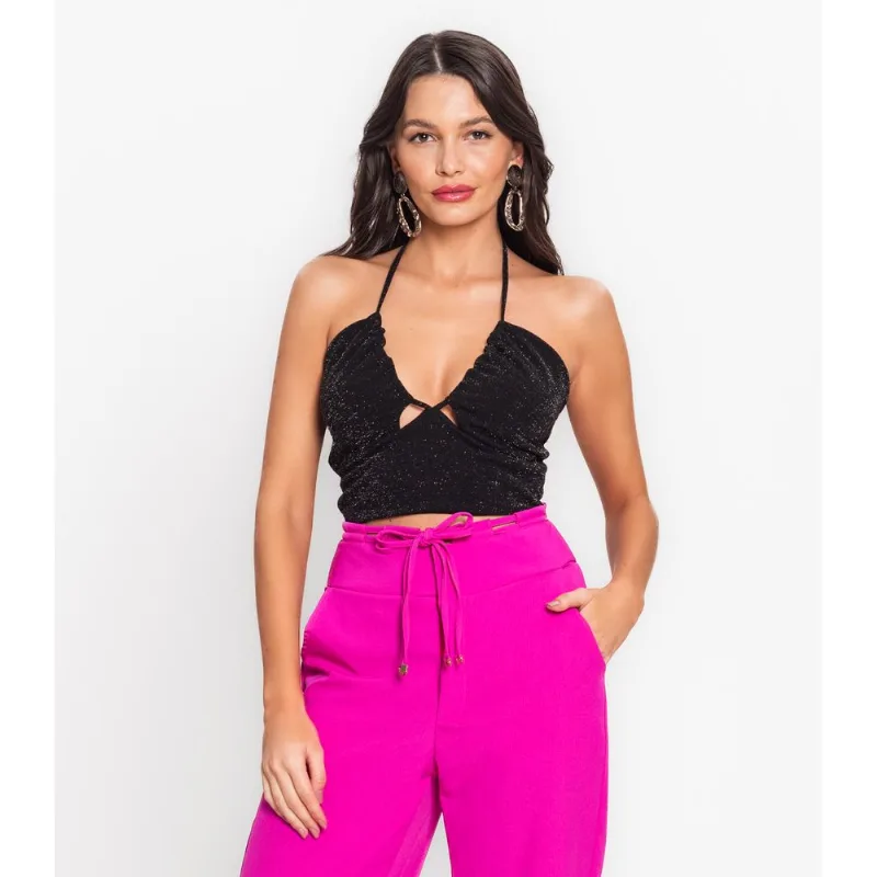 Top Feminino De Alça Endless Preto G
