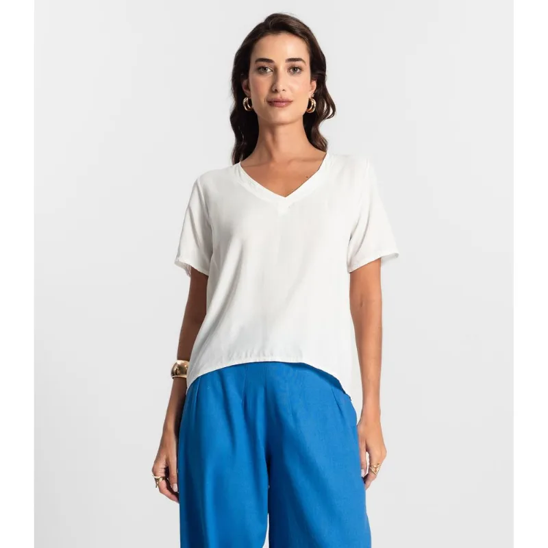 Blusa Feminina Viscose Endless Off White GG