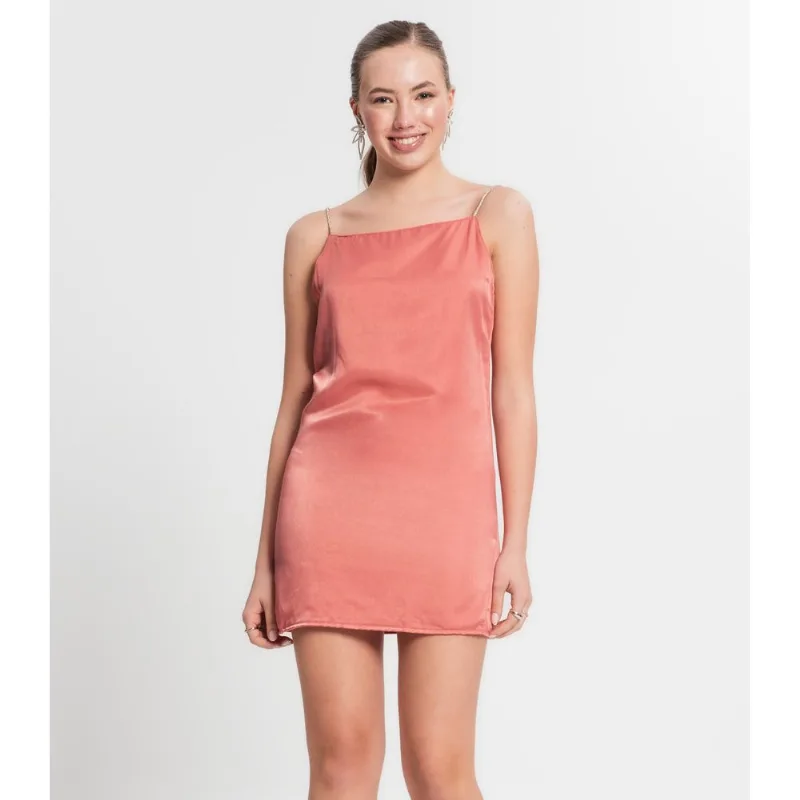 Vestido Juvenil Em Viscopoly Minty Laranja 16