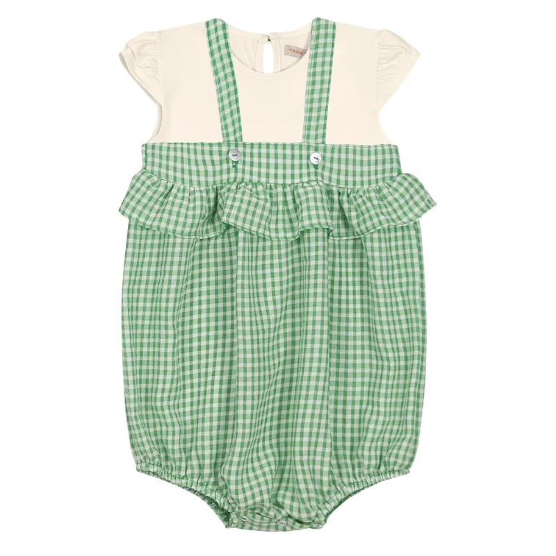 Conjunto Macaquinho Com Blusa Trick Nick Verde P
