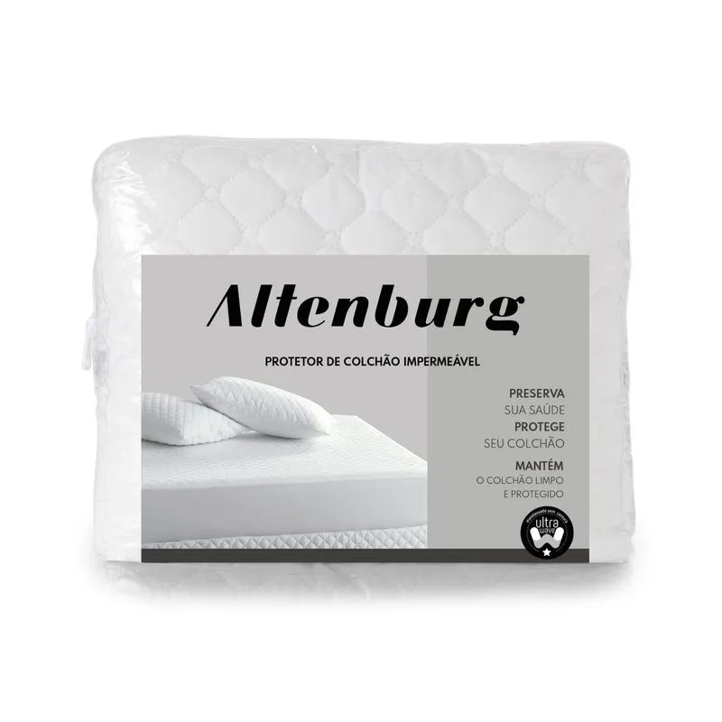 Protetor De Colchão Impermeável Solteiro Altenburg Branco Un