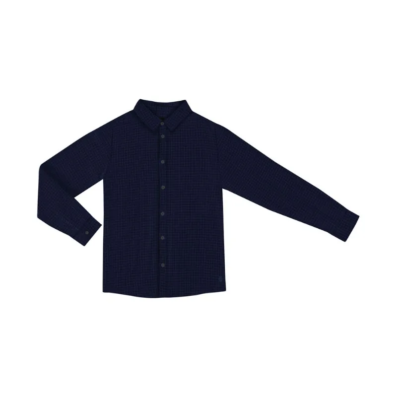 Camisa Masculina Xadrez Diametro Azul G