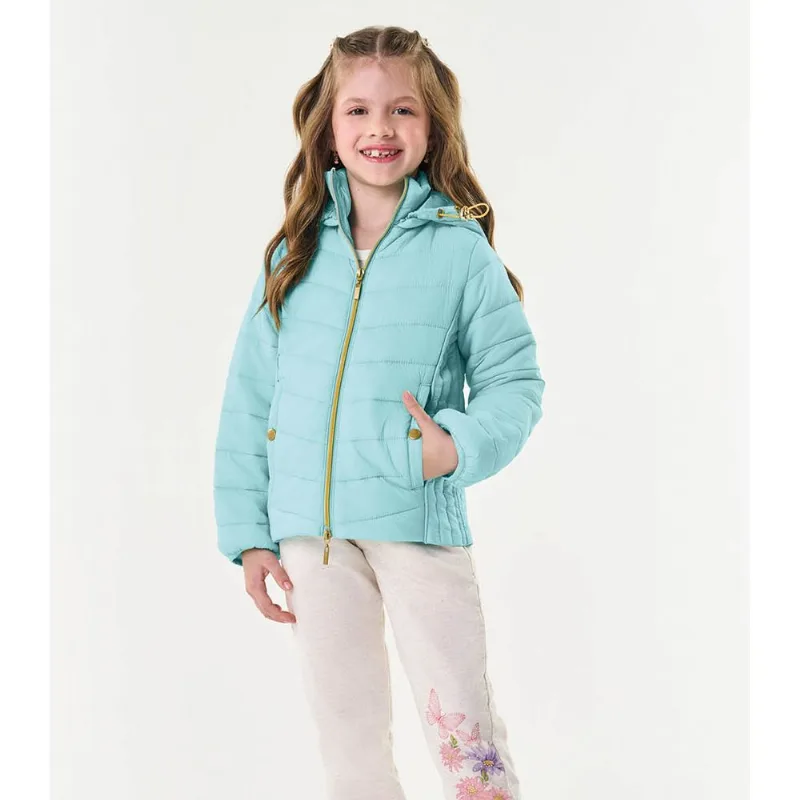 Jaqueta Puffer Infantil em Microfibra Trick Nick Azul 12