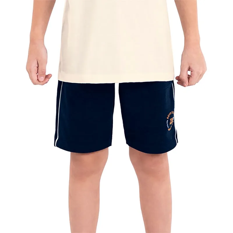 Bermuda Infantil Masculina Moletinho Rovi Kids Azul 1