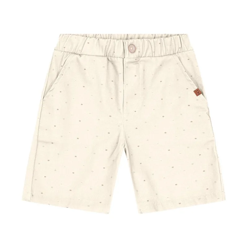 Bermuda Juvenil Masculina Sarja Twill Trick Nick Bege 12