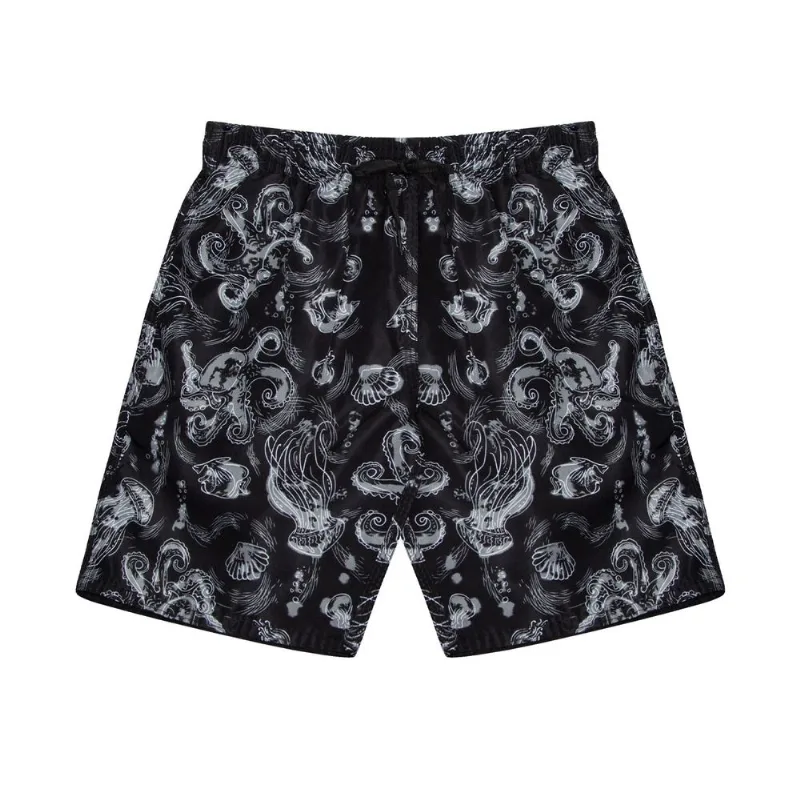 Bermuda Infantil Masculina Estampada Tno Preto 8