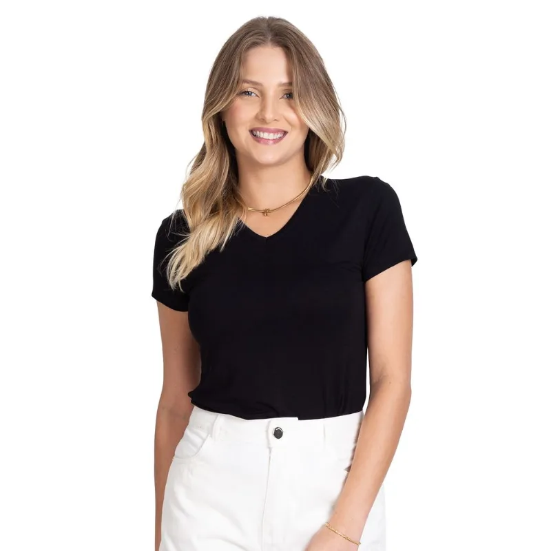 Blusa Mullet Feminina Select Preto G