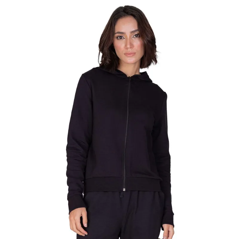 Jaqueta Com Capuz Básica Select Preto XGG