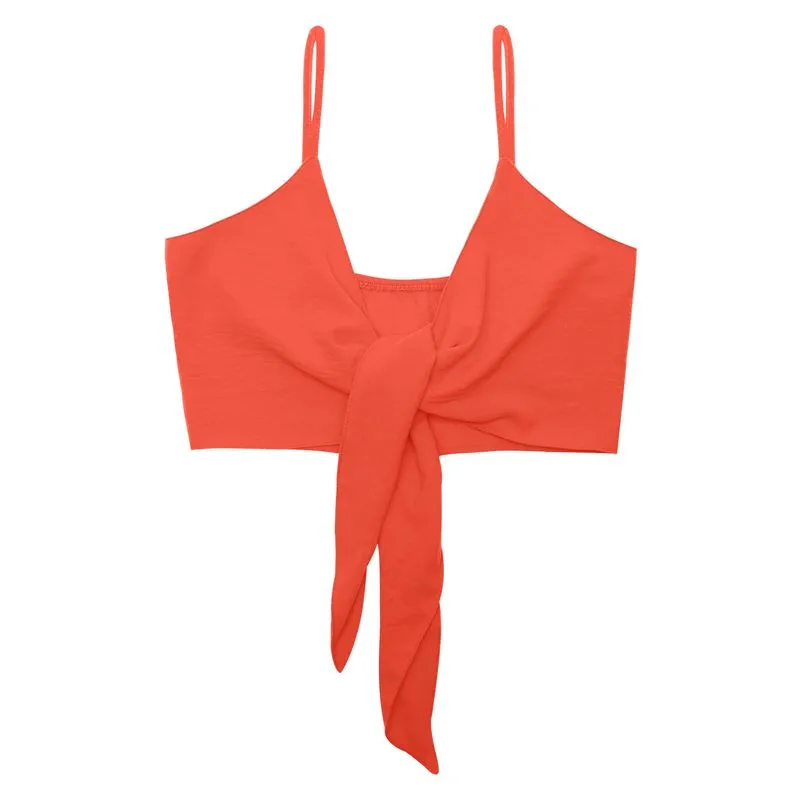 Top Feminino Em Air Flow Rovitex Laranja Gg