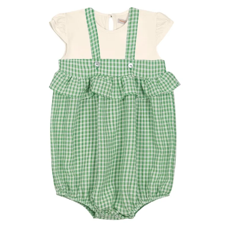 Conjunto Macaquinho Com Blusa Trick Nick Verde 1