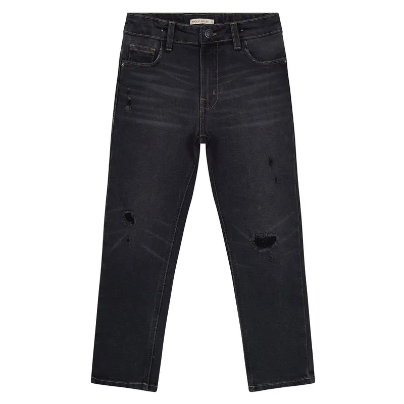 Calça Jeans Infantil Masculina Trick Nick Preto 8