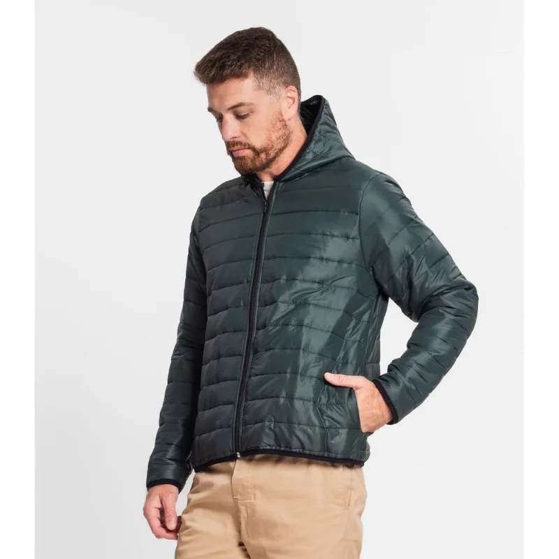 Jaqueta Com Capuz Masculina Diametro Verde M
