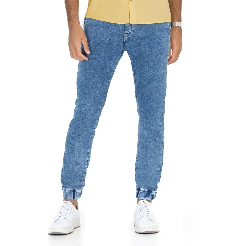 Calça Masculina Em Comfort Denim Diametro Azul 48
