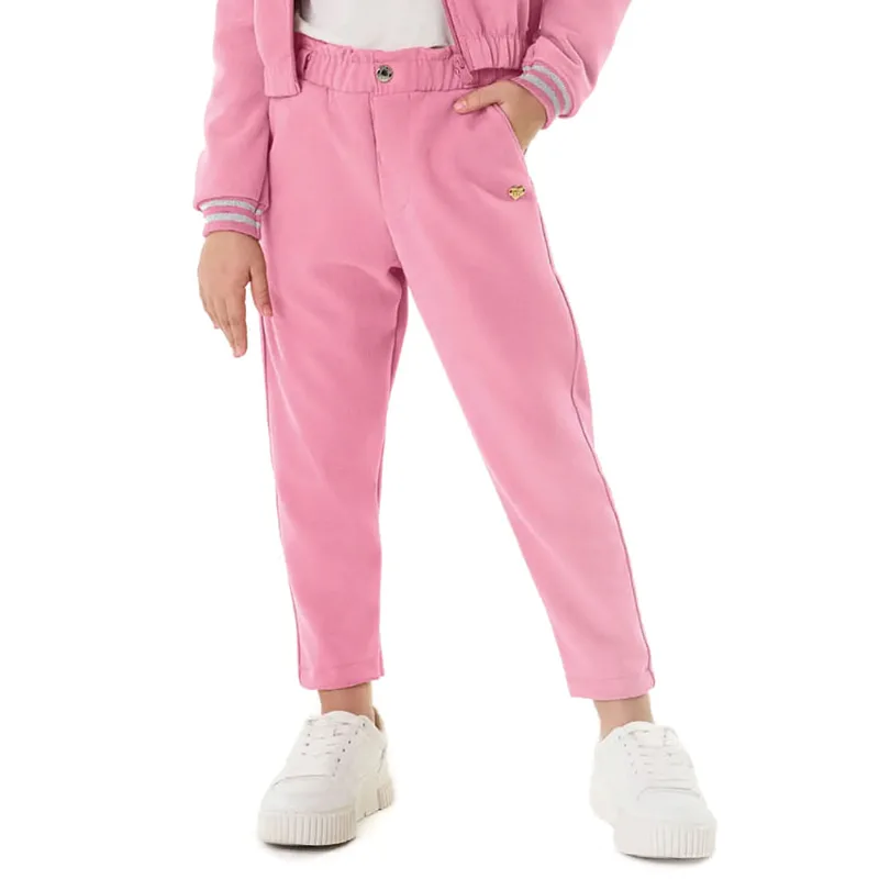 Calça Infantil Rovitex Trick Nick Em Suede Sarjado Rosa - 4