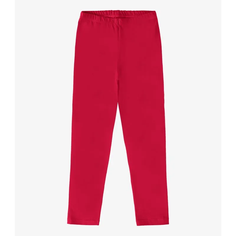 Legging Infantil Menina Molecotton Rovitex Kids Vermelho 10