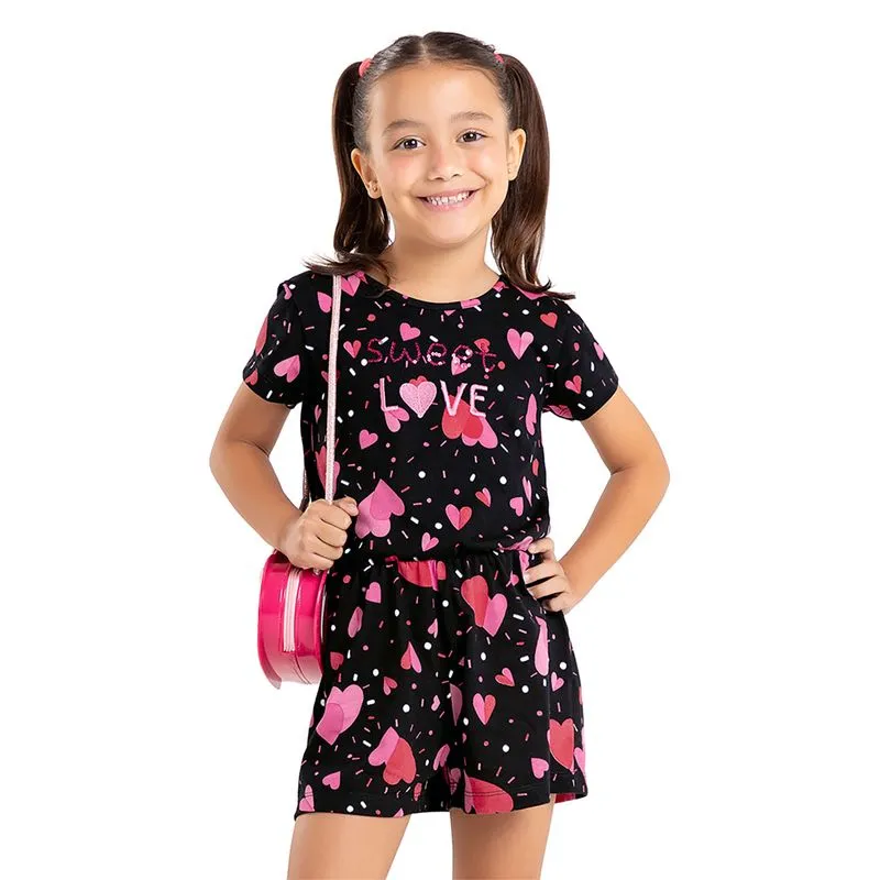 Macaquinho Infantil Em Meia Malha Rovi Kids Preto 14