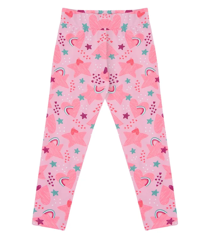 Legging Estampada Feminina Select Rosa 4