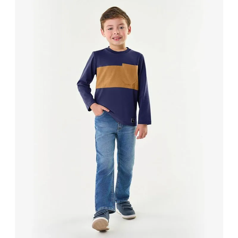 Calça Infantil Jeans Trick Nick Azul 8