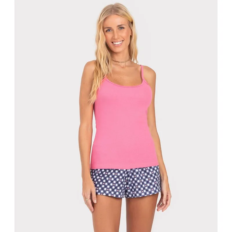 Short Doll Adulto Feminino Mensageira Da Paz Rosa G