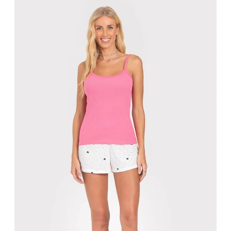 Short Doll Adulto Feminino Mensageira Da Paz Rosa M