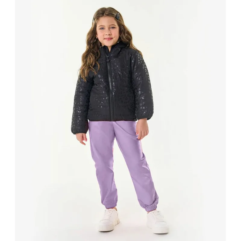 Calça Jogger Infantil Feminina Trick Nick Roxo 12