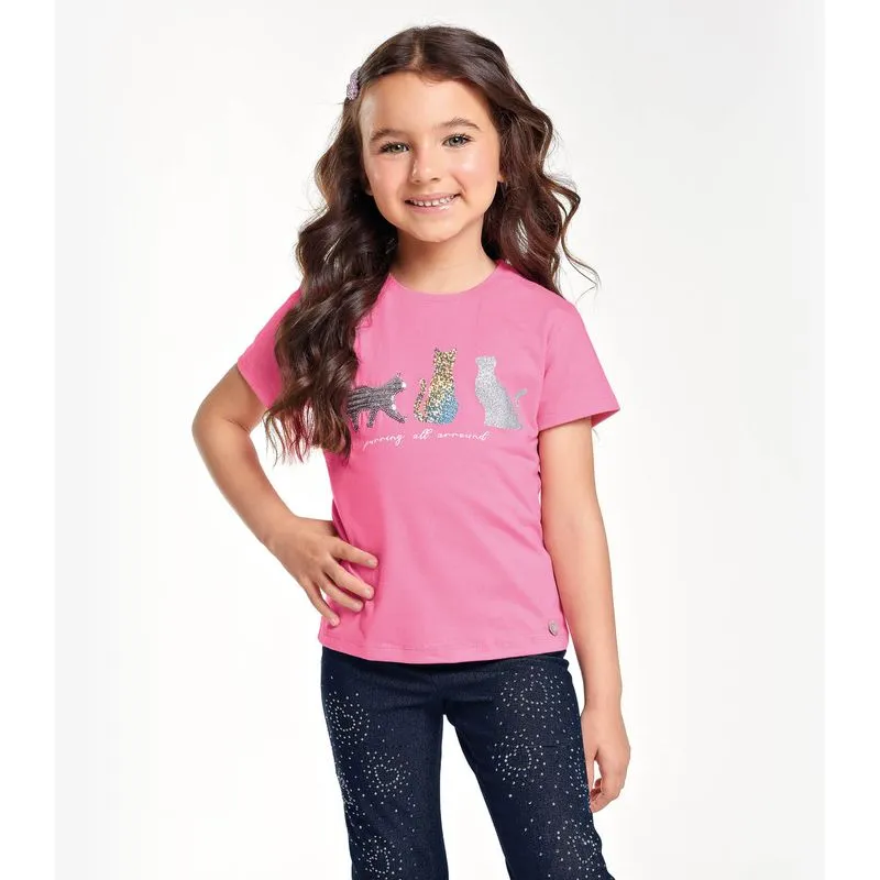 Blusa Infantil Feminina Trick Nick Rosa 10