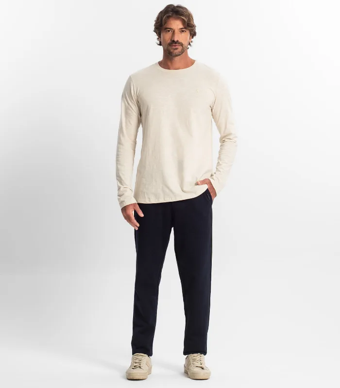 Calça Masculina Moletom Peluciado Diametro Azul G1