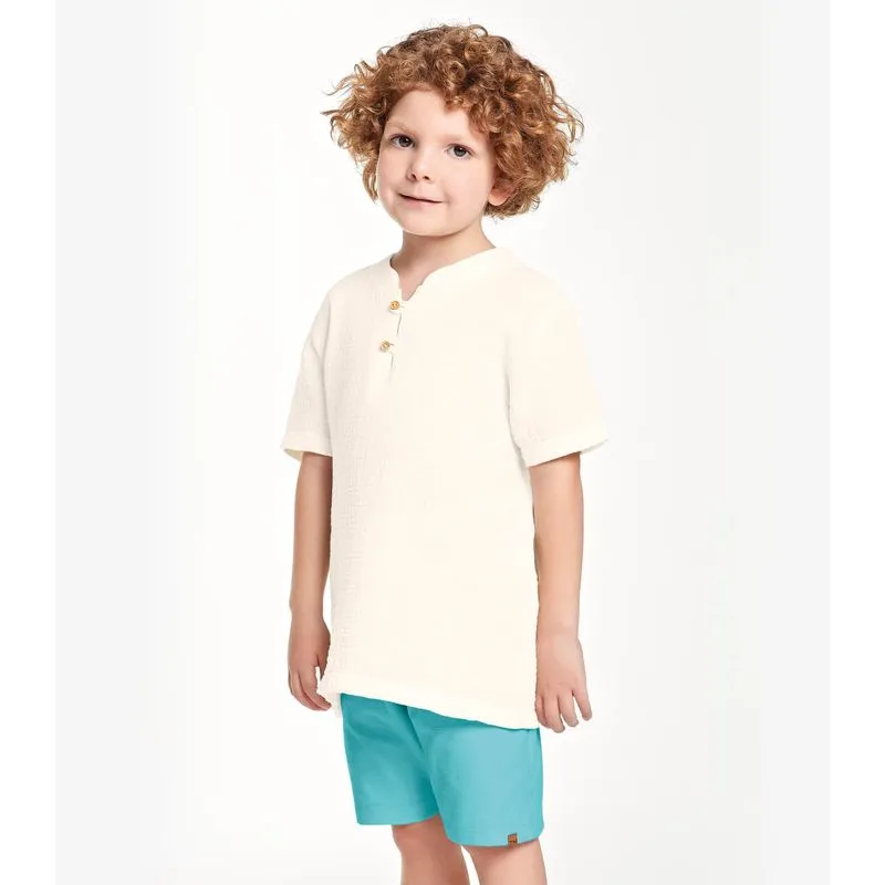 Bermuda Infantil Menino Trick Nick Azul 4