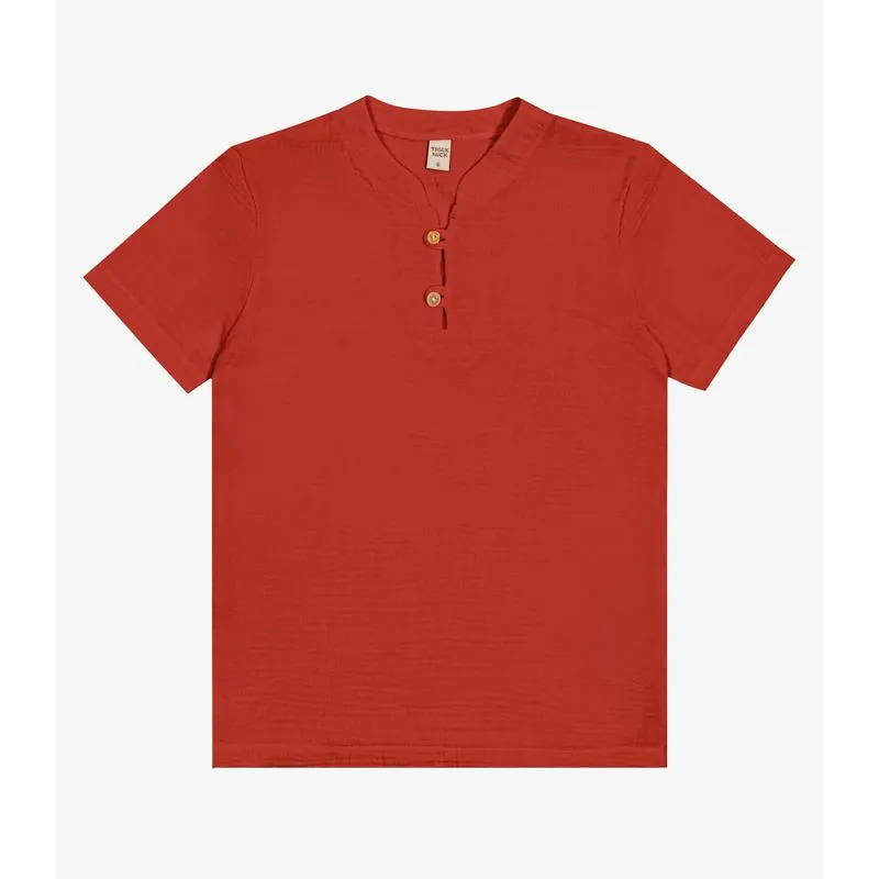 Camisa Infantil Menino Texturizada Trick Nick Laranja 6