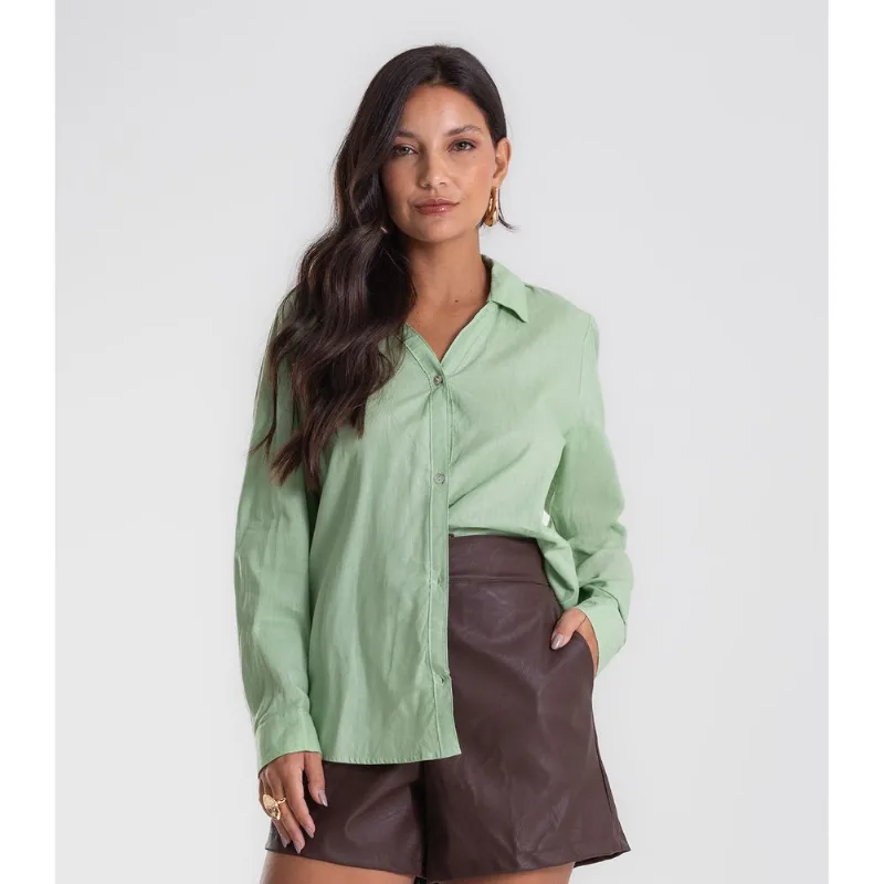Camisa Feminina Manga Longa Endless Verde G
