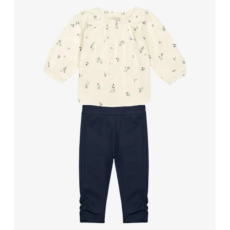 Conjunto Infantil Blusa Com Legging Trick Nick Azul 1