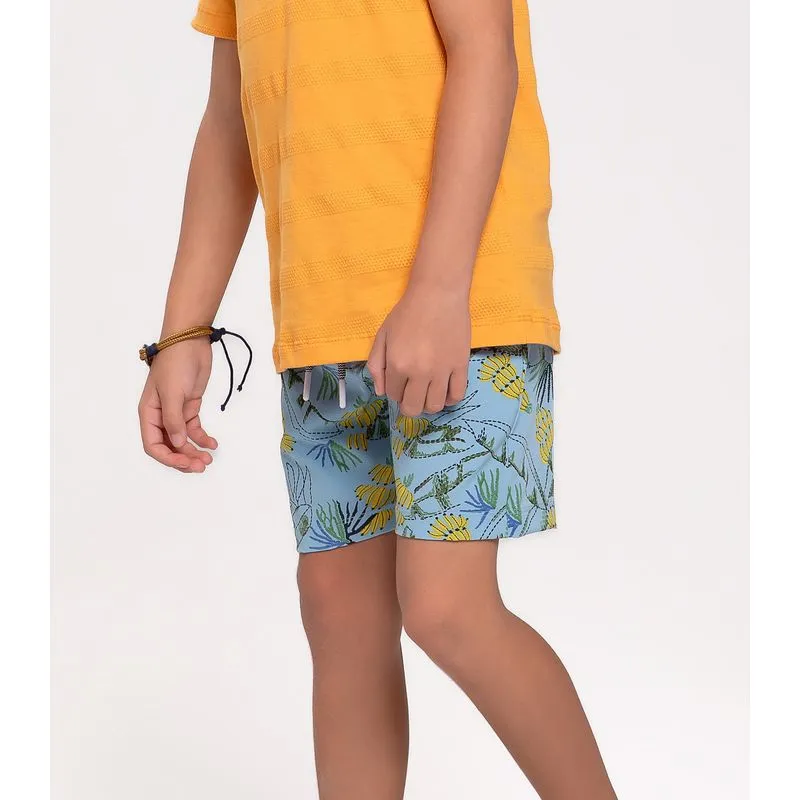 Bermuda Infantil Menino Trick Nick Azul 6