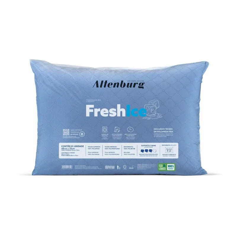 Travesseiro Fresh Ice Térmico Altenburg Branco UN
