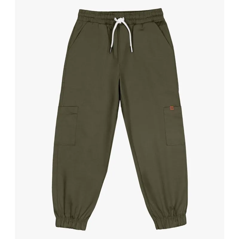 Calça Infantil Masculina Em Sarja Trick Nick Verde 12